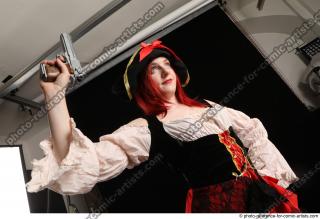 DARINA STANDING POSE WITH NEW GUN